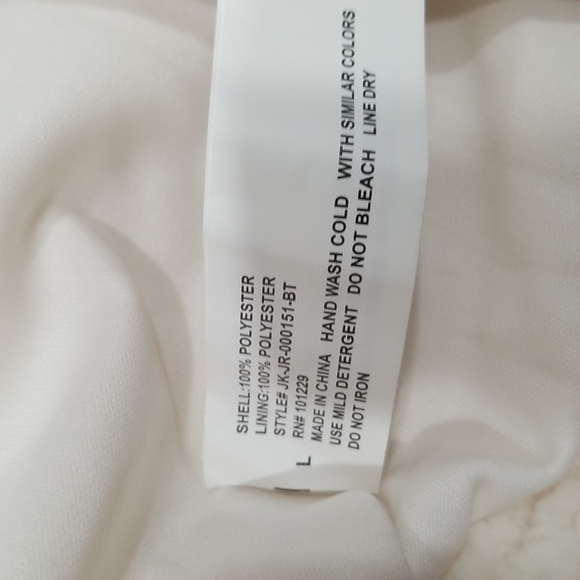 Ashley Outwear Faux Fur Winter Pea Coat Doble Breasted.  L - Picture 13 of 14